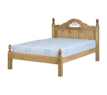Picture of Corona Scroll 4'6" Bed Low Foot End